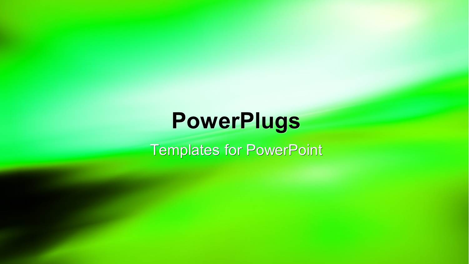 Abstract Blurry Background with Light Glow on Green Gradient