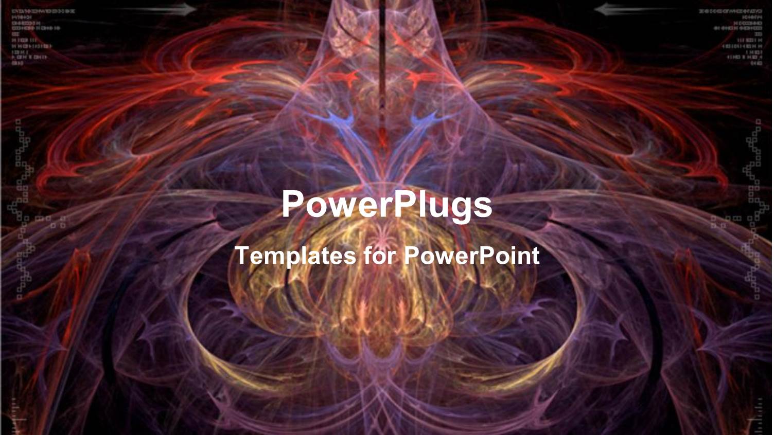 an Abstract Collection of Patterns with Blackish Background