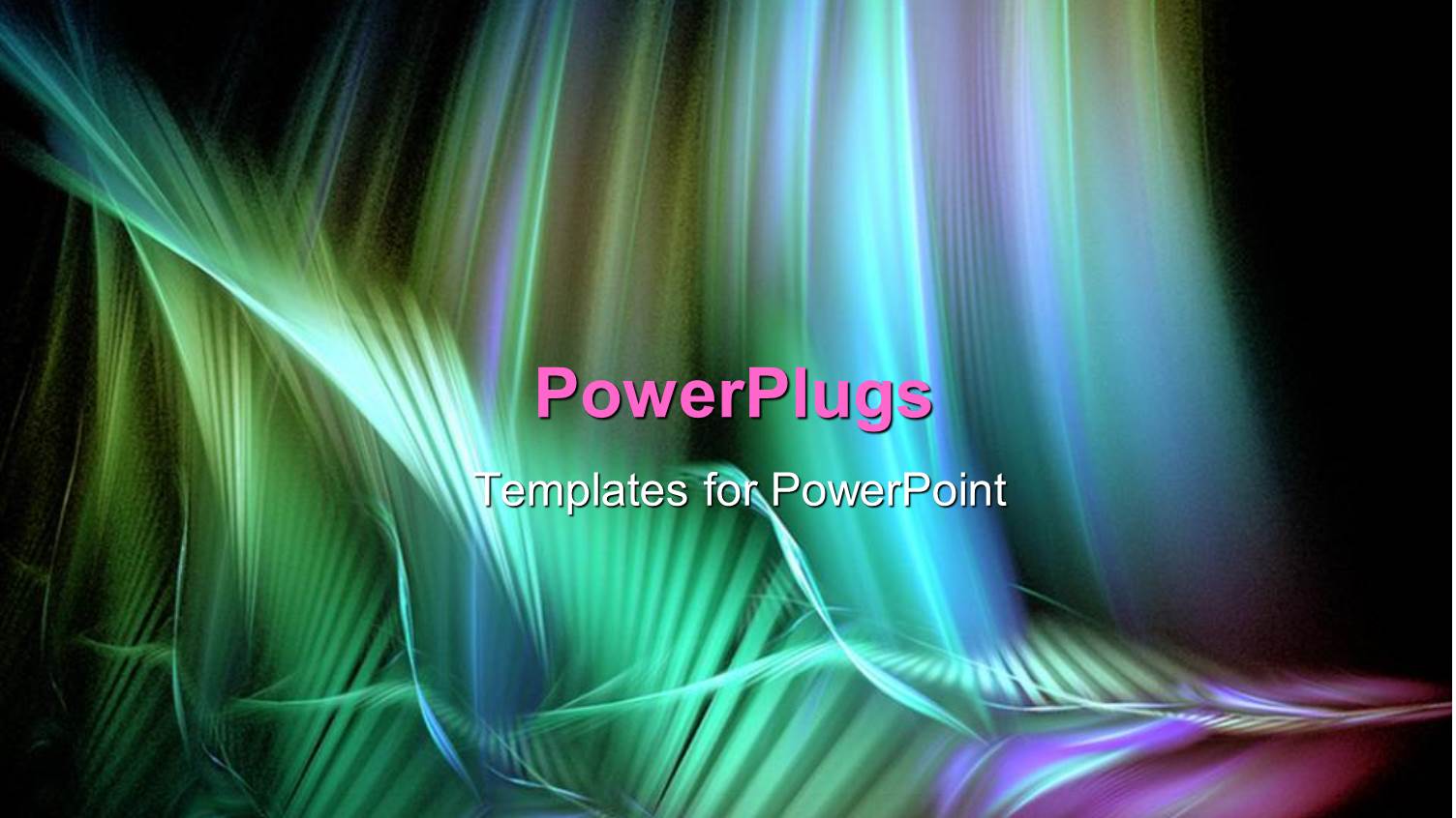 Abstract Colorful Wave Painting on a Pitch Black Background