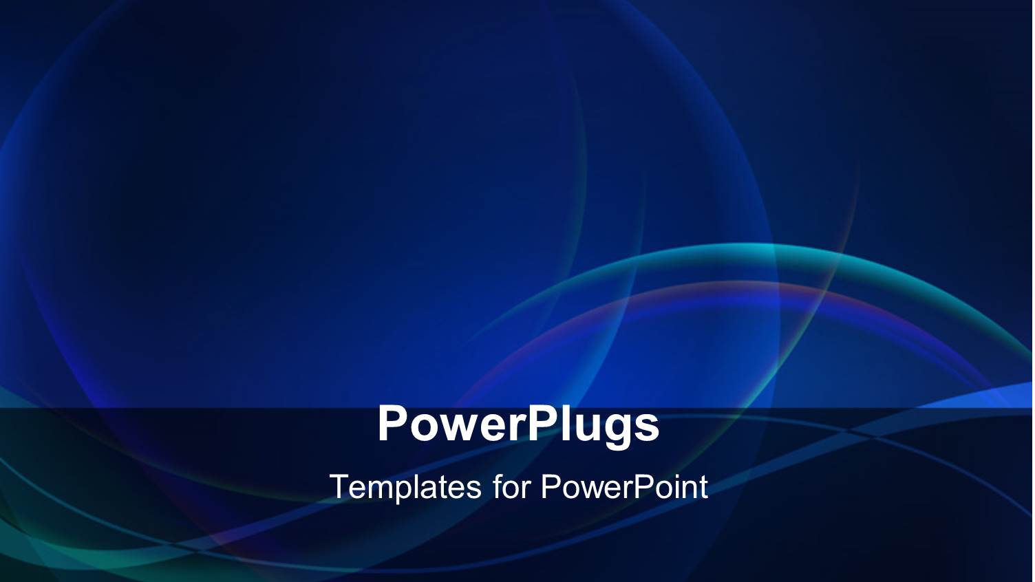 Abstract Curves on Dark Blue Background