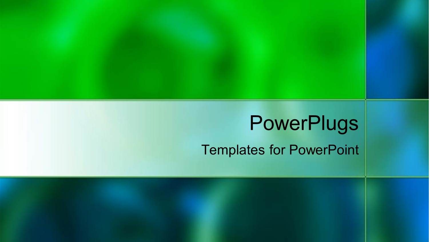 Abstract Depiction of Blurry Green and Blue Colored Background