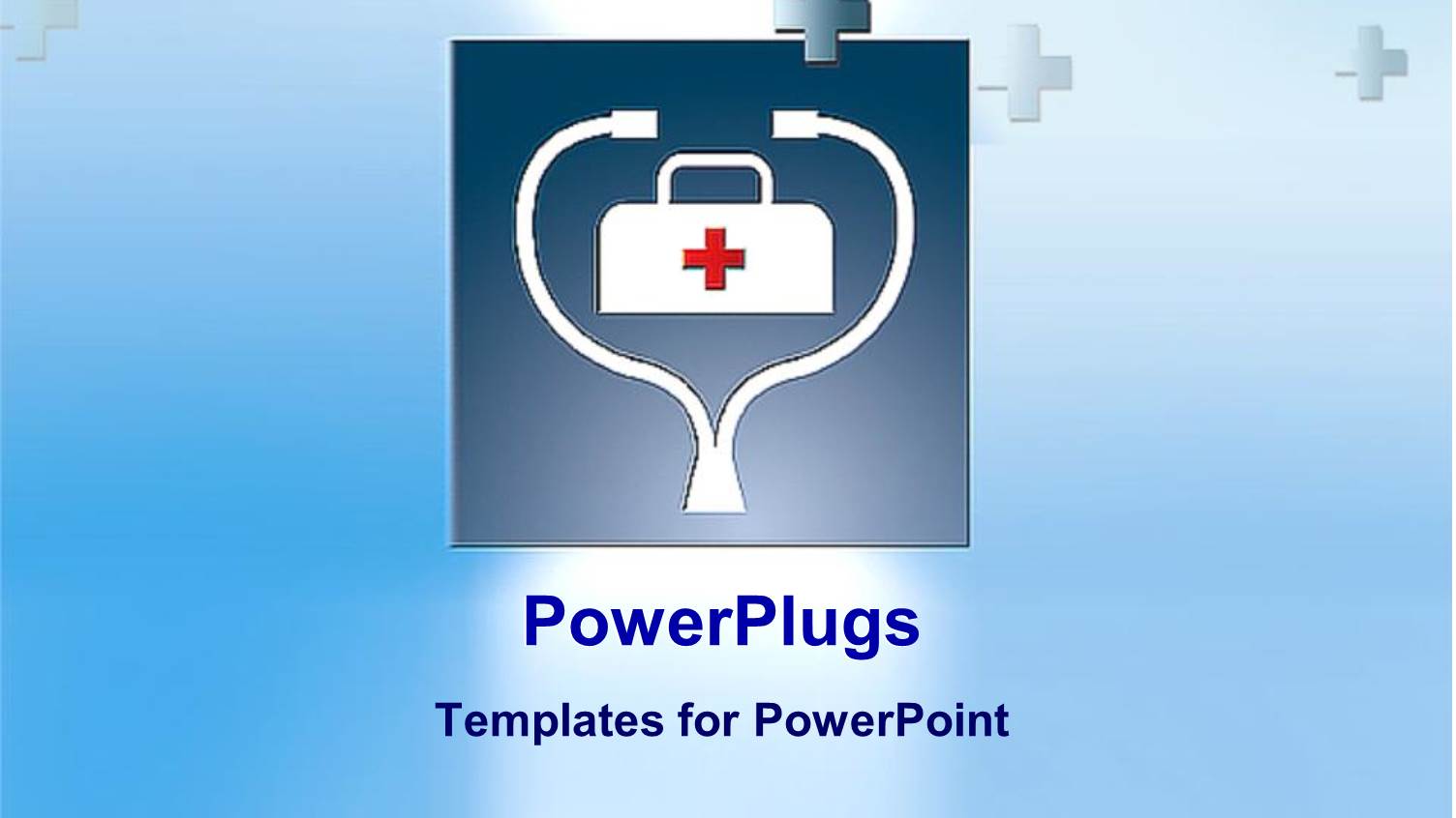 Abstract Depiction of a First Aid Box with Many Crosses
