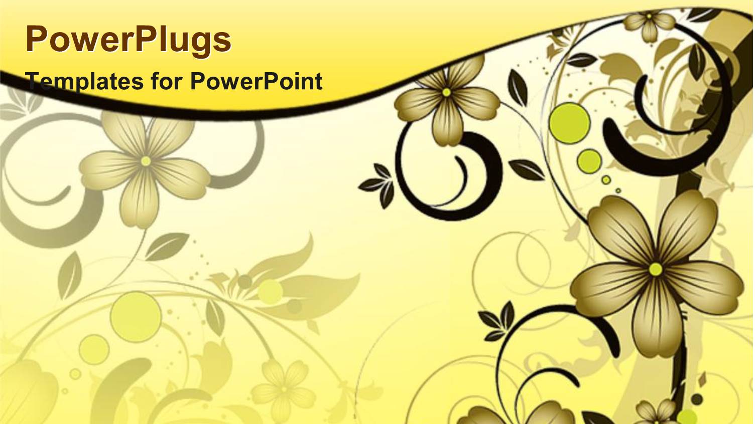 Abstract Depiction of a Floral Design on a Cream Colored Background