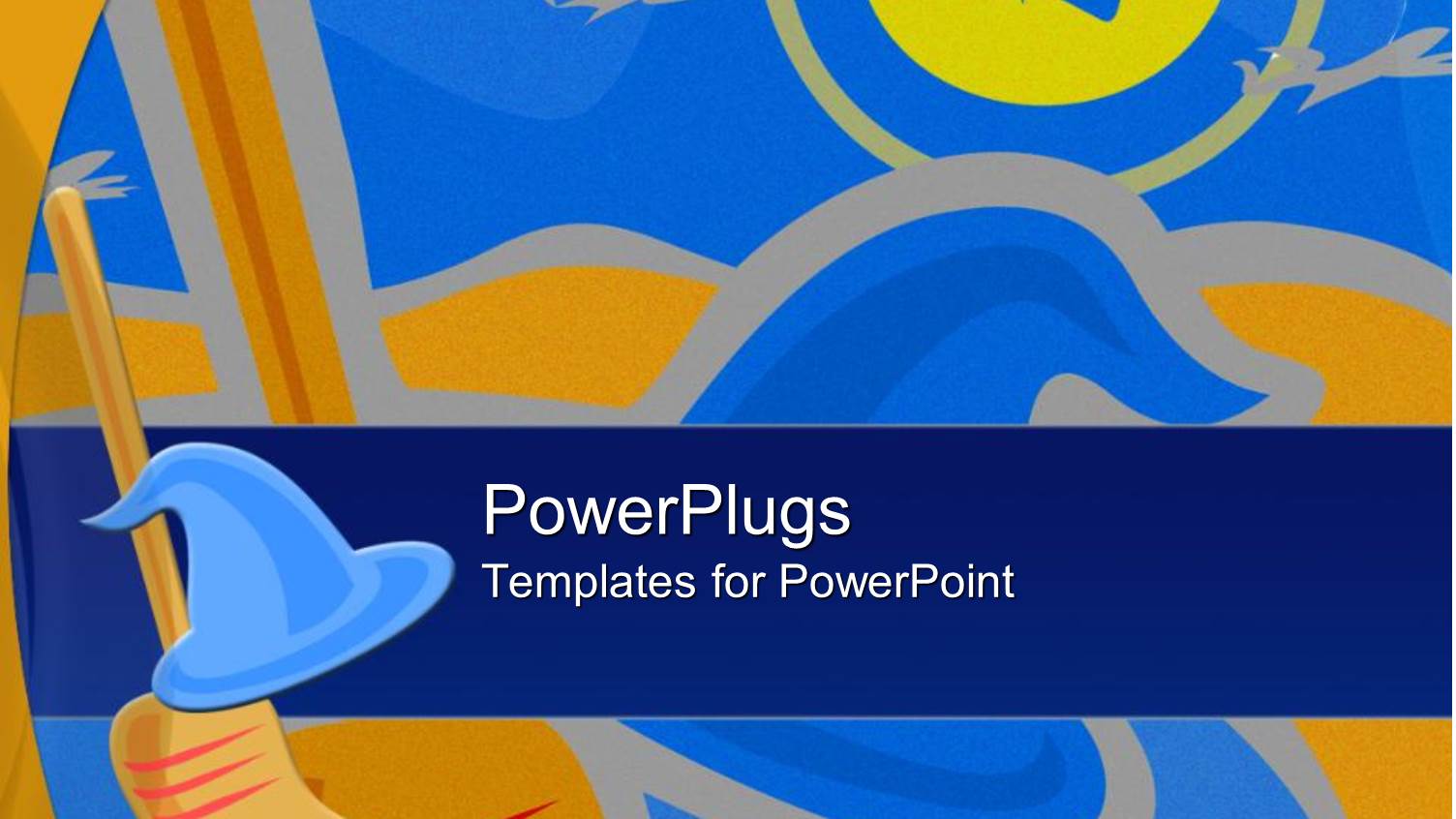 Abstract Depiction of Lots of Hats in Blue and Yellow