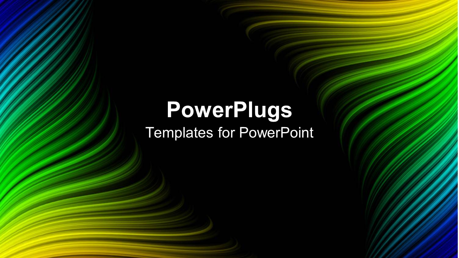 Abstract Depiction with Lots of Multi Colored Wave Lines