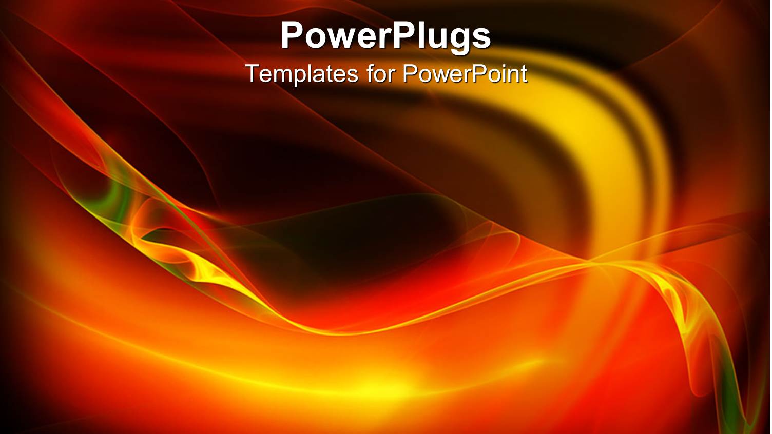 Abstract Depiction of Multi Colored Fiery Waves on a Black Background