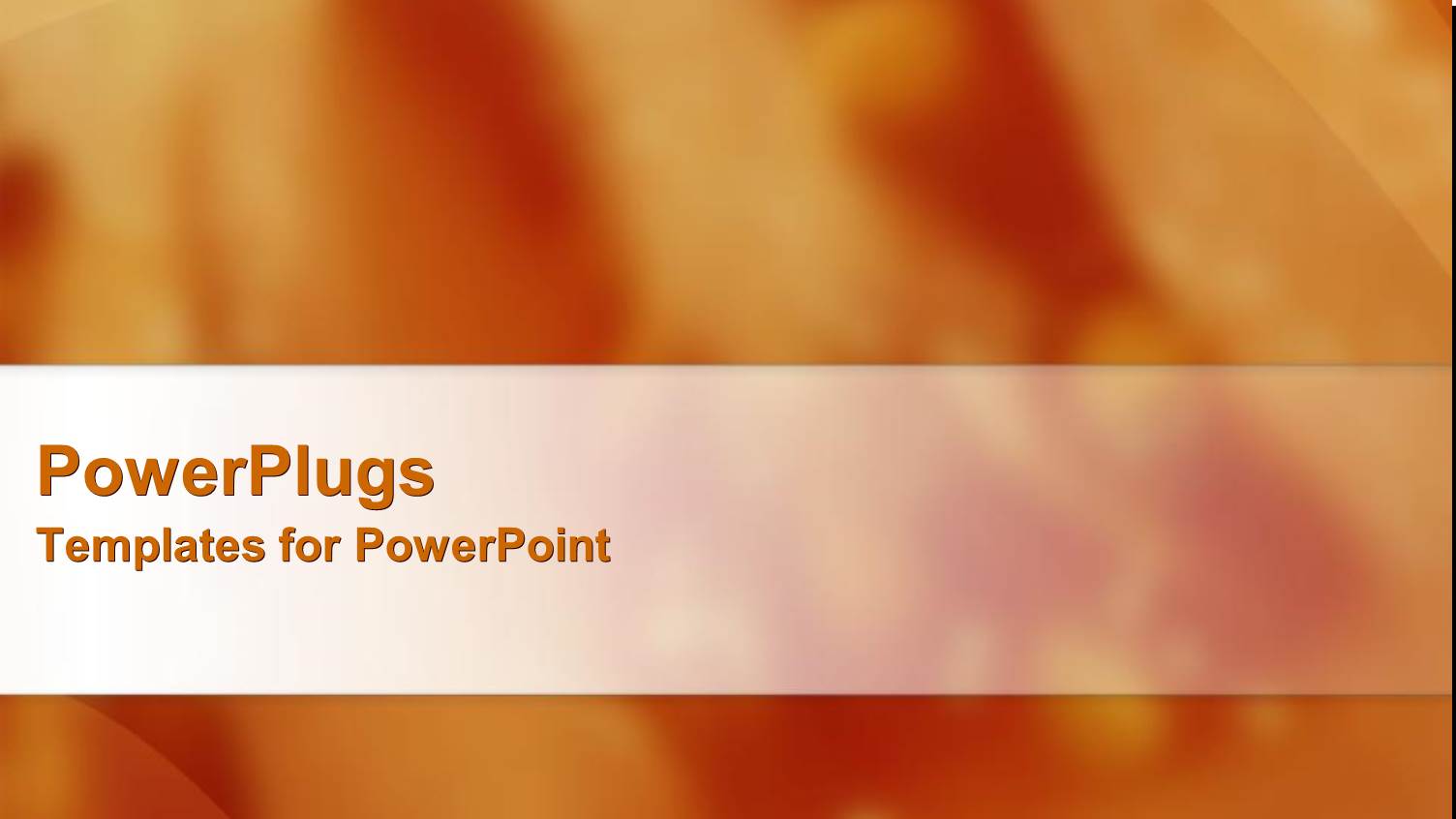 Abstract Depiction of  Plane Solid Orange Blurry Background