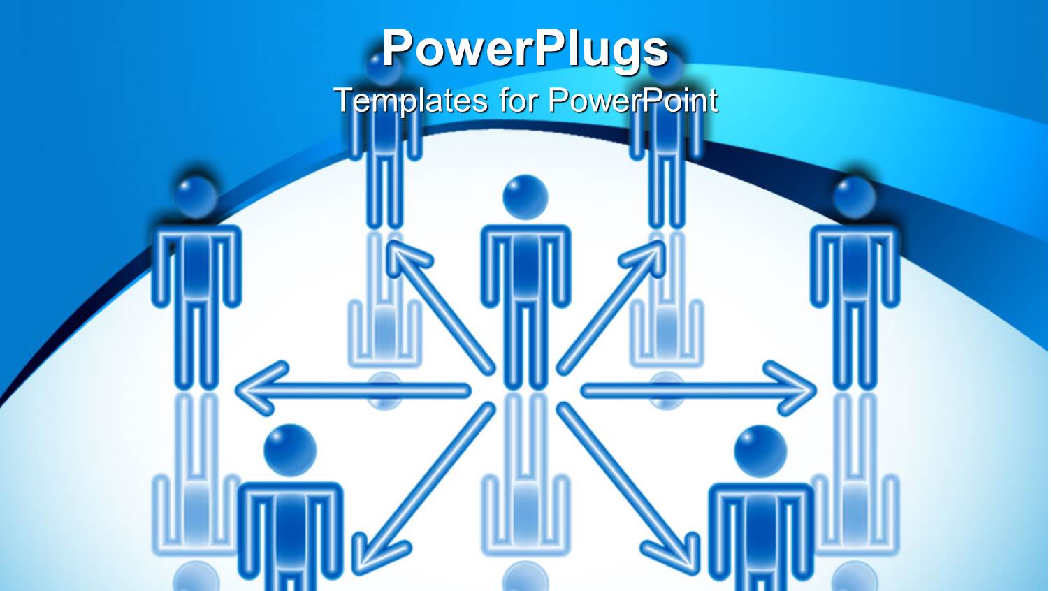 Abstract Depiction of Six Humans and One at the Center with Arrows