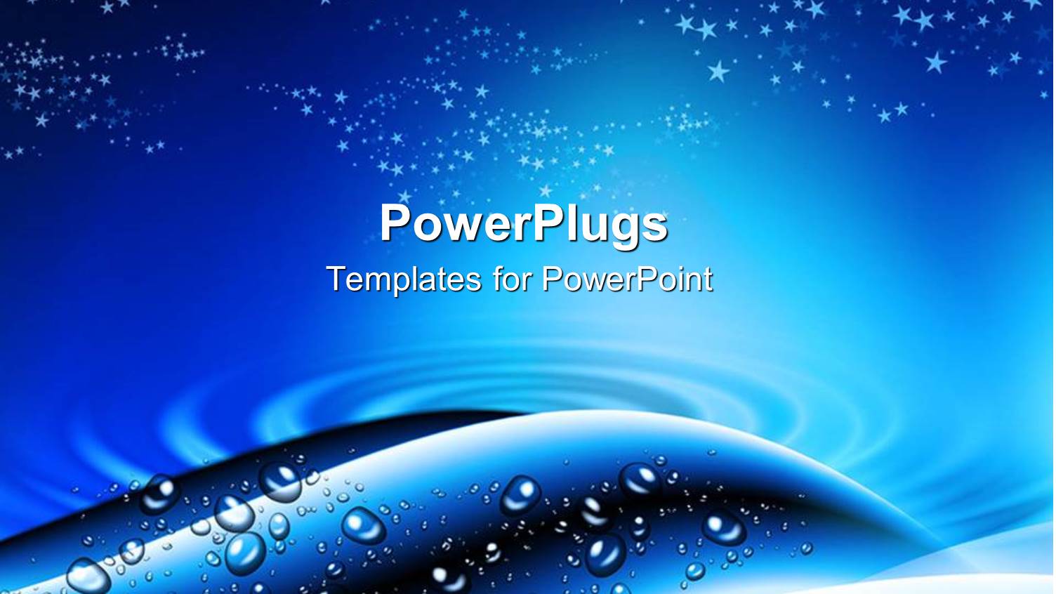 Abstract Depiction of a Water Ripple and Water Droplets