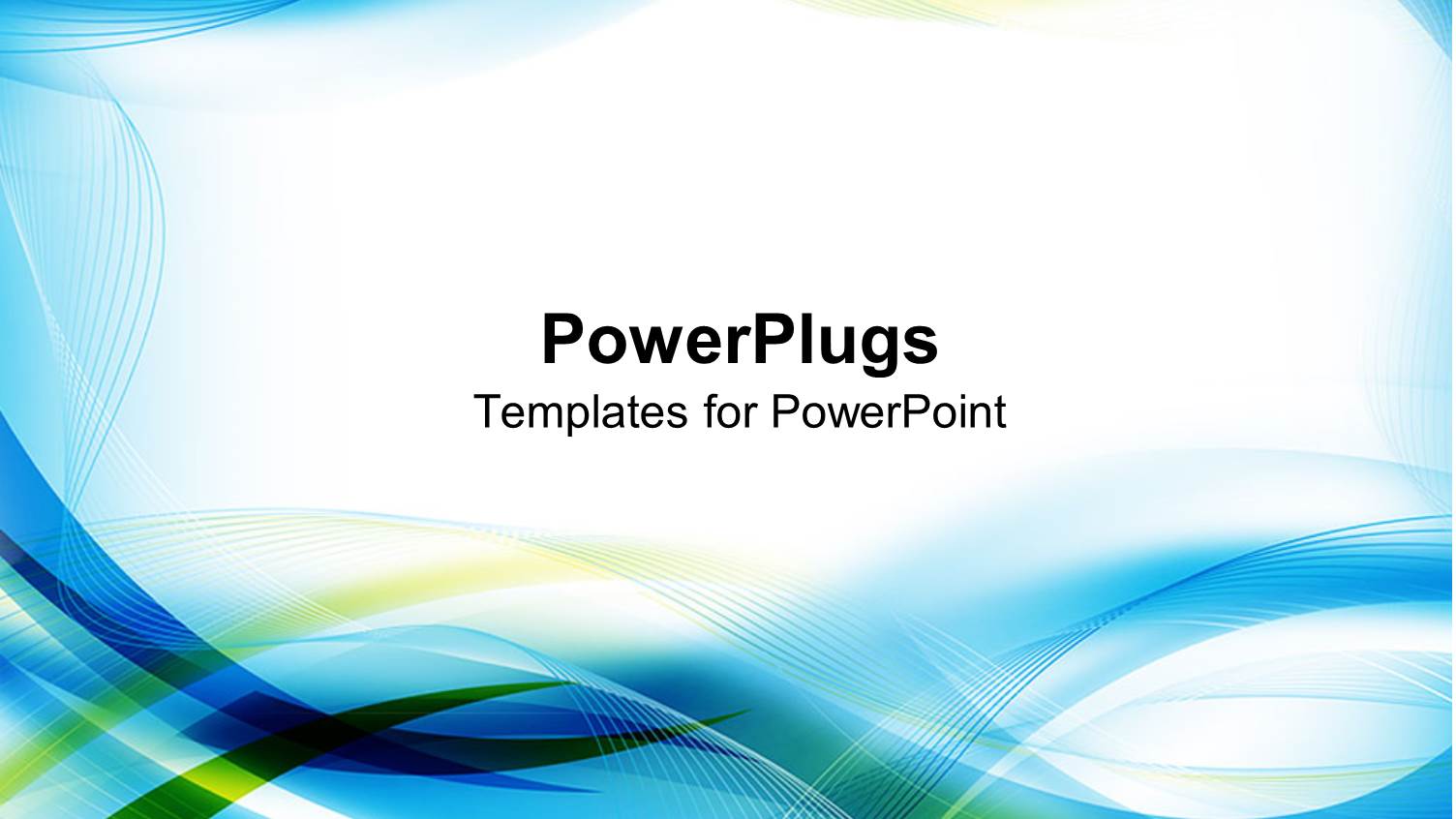 Abstract Design Combining Shades of Blue and Green in Interchanging Lines and Waves