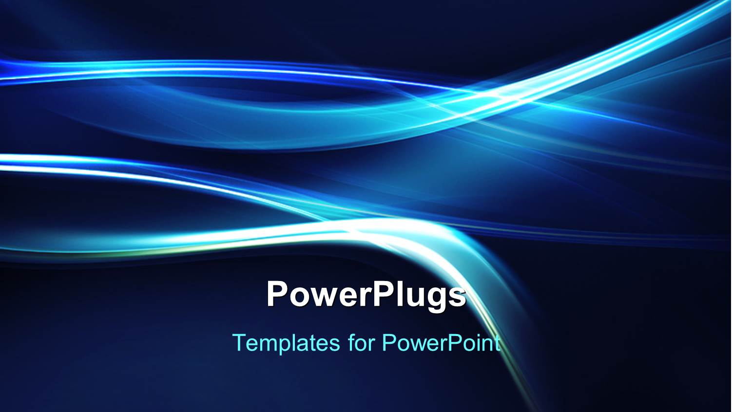 Abstract Electric Blue Curves on Dark Background