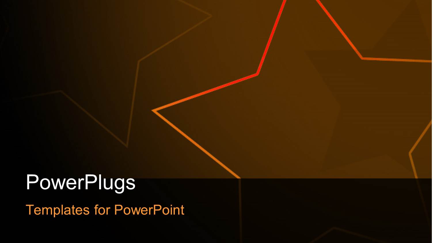 Abstract Elegant Star Background in Black and Brown