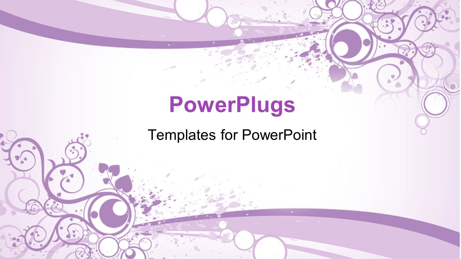 an Abstract Floral Design on a Purple and White Colored Background