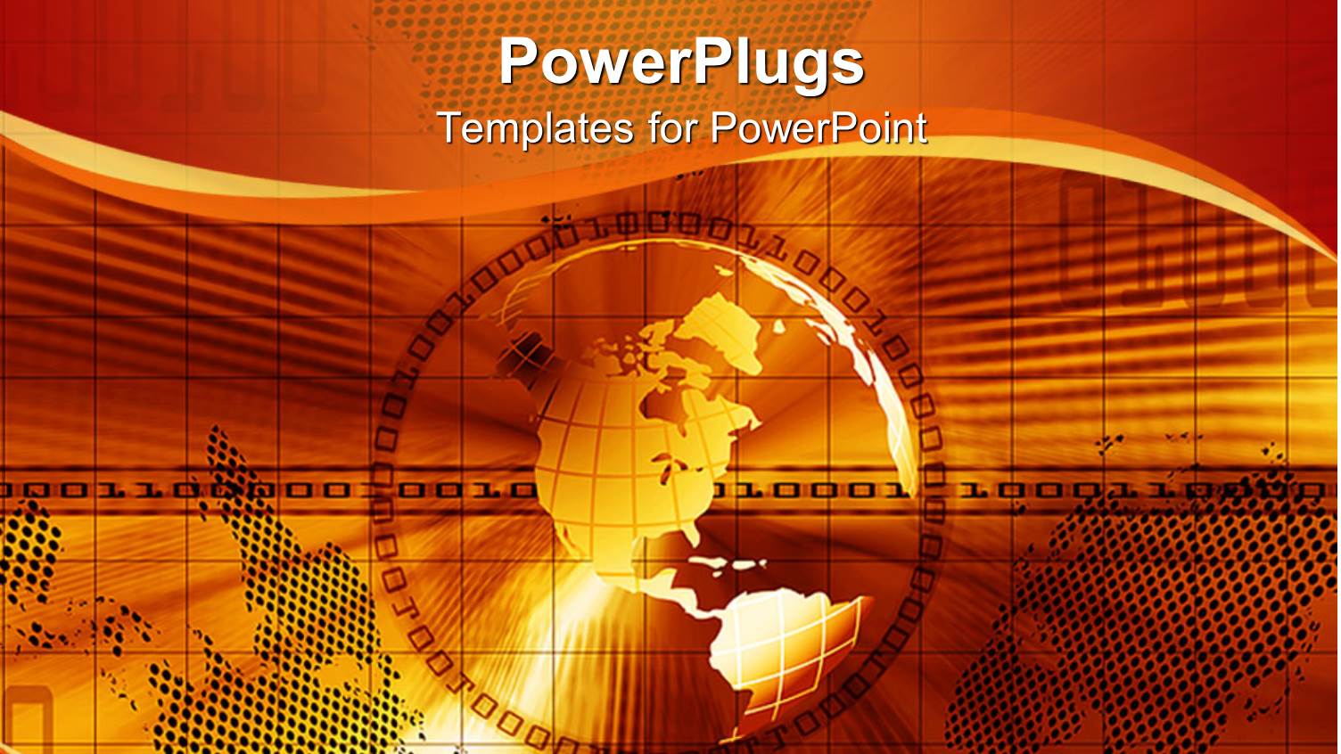 Abstract of a Gold Colored Earth Globe on a Gold Background