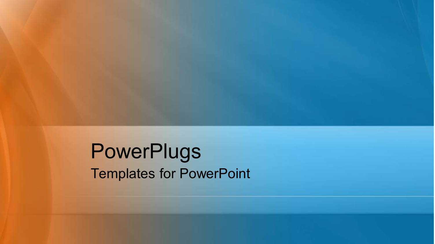 Abstract Illuminated Background with Orange and Blue