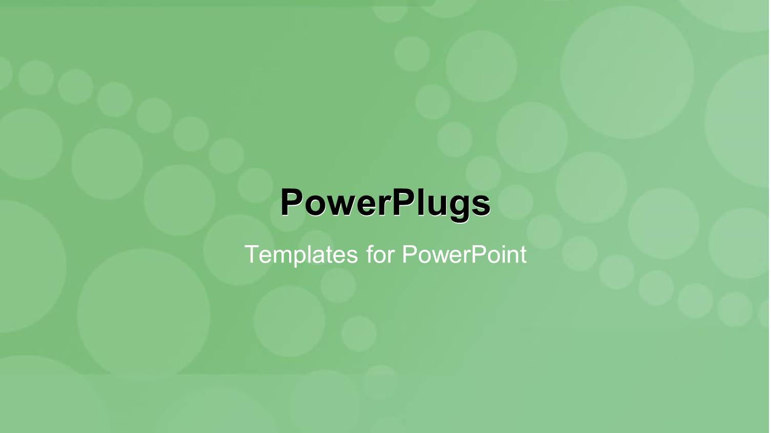 Abstract Light Green Circles on Darker Background