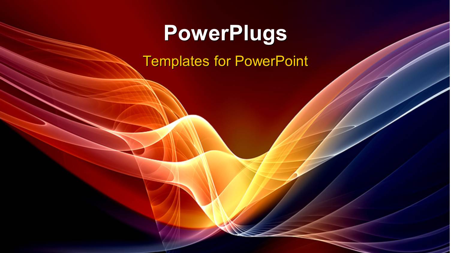 Abstract Luminous Waves with Brown Color