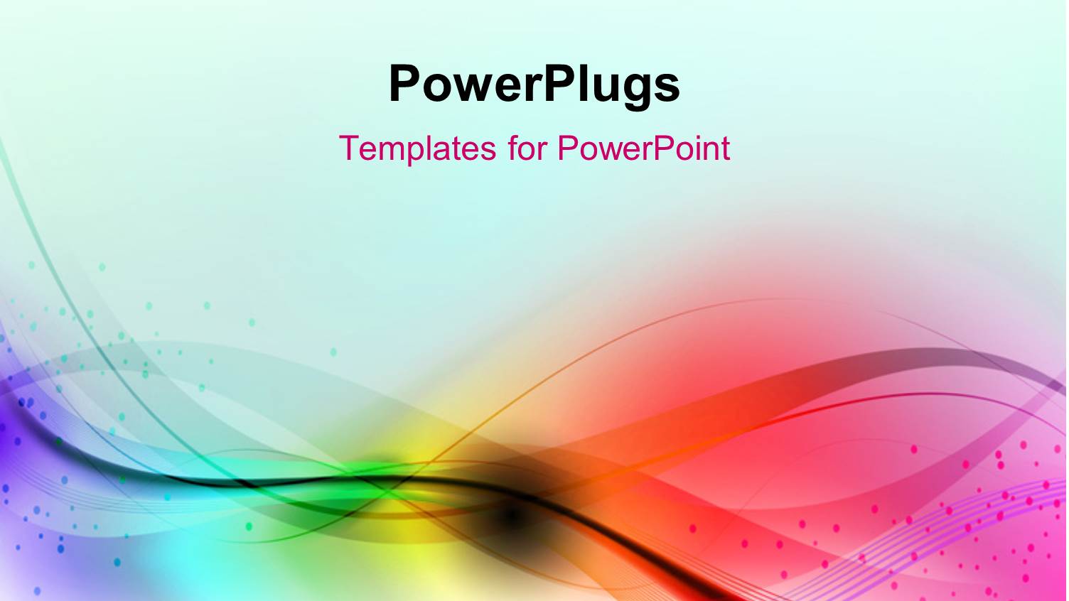 Abstract Multi Color Waves with Blue Color