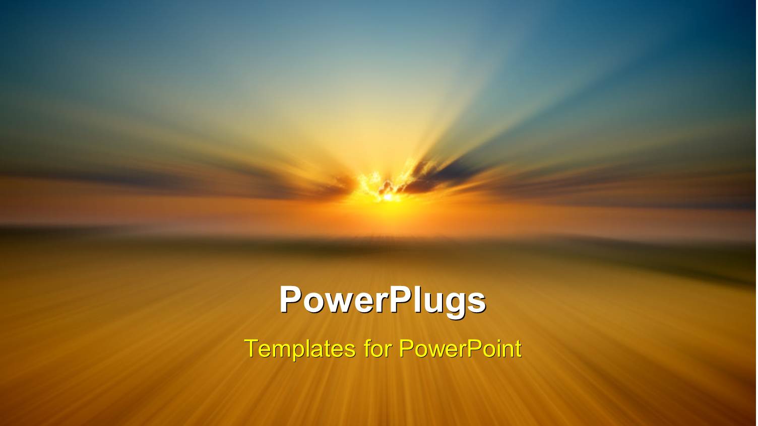 Abstract Nature Background with Radial Blur Effect