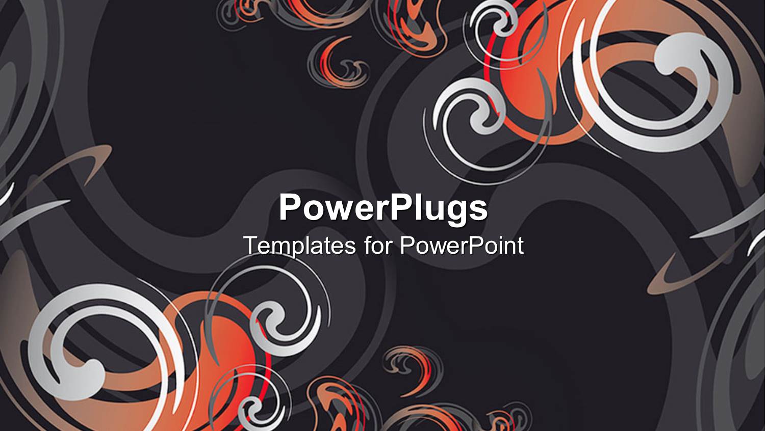 an Abstract Painting of Red and White Floral Designs on a Black Background