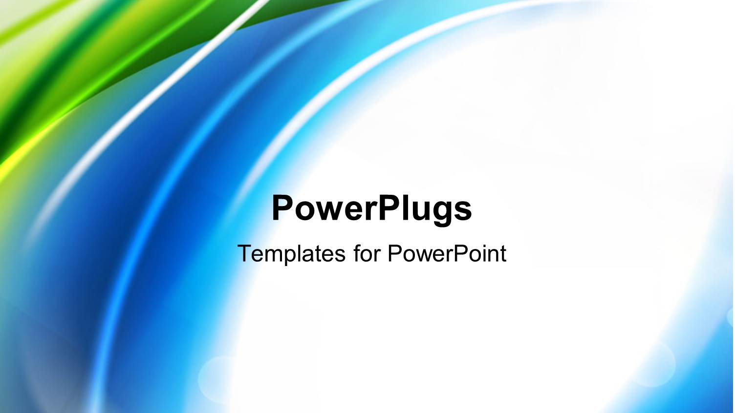 Abstract Shiny Wave Background in Blue and Green