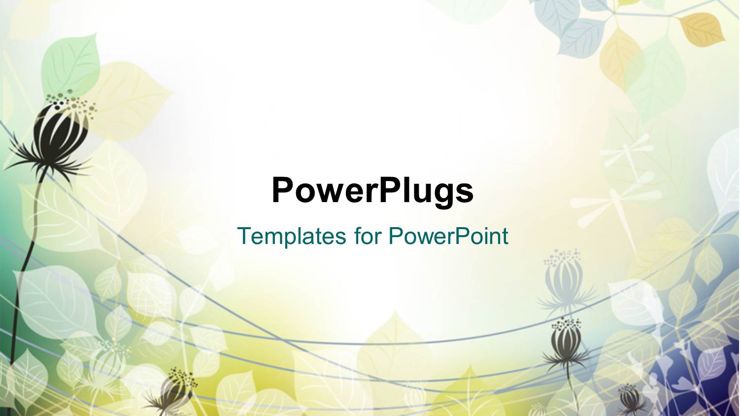 Abstract Vector Floral Shapes