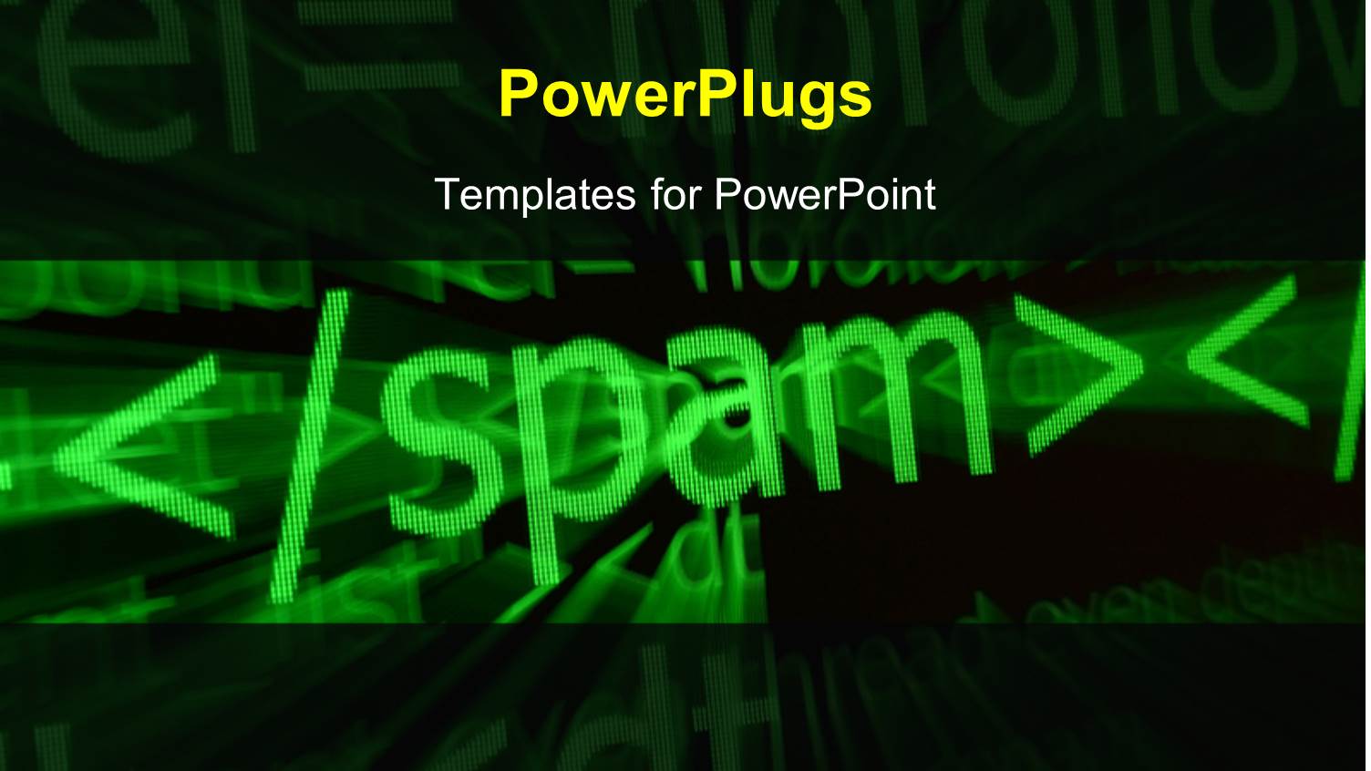 Abstract View of a Text which Spells Out the Word 