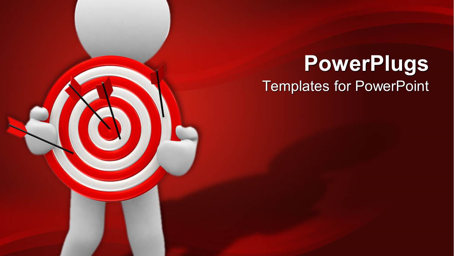 Abstract Whyte Object of Human Carrying a Target of Arrows