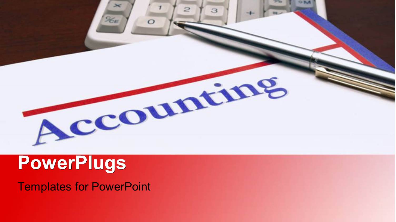 Accounting Book with Silver Pen and Calculator