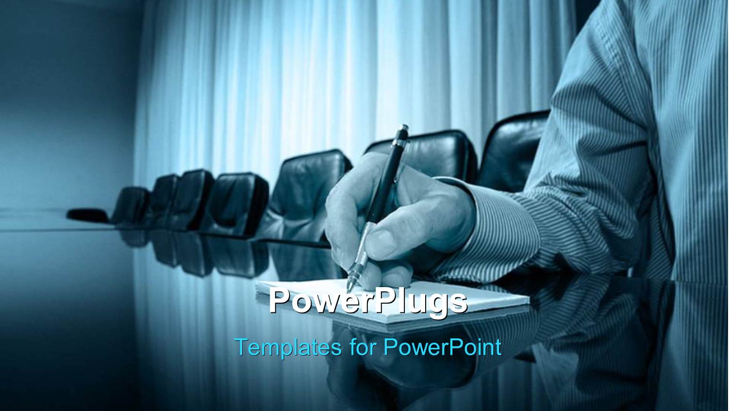 an Adult Business Mans Hand Writing on a Jotter