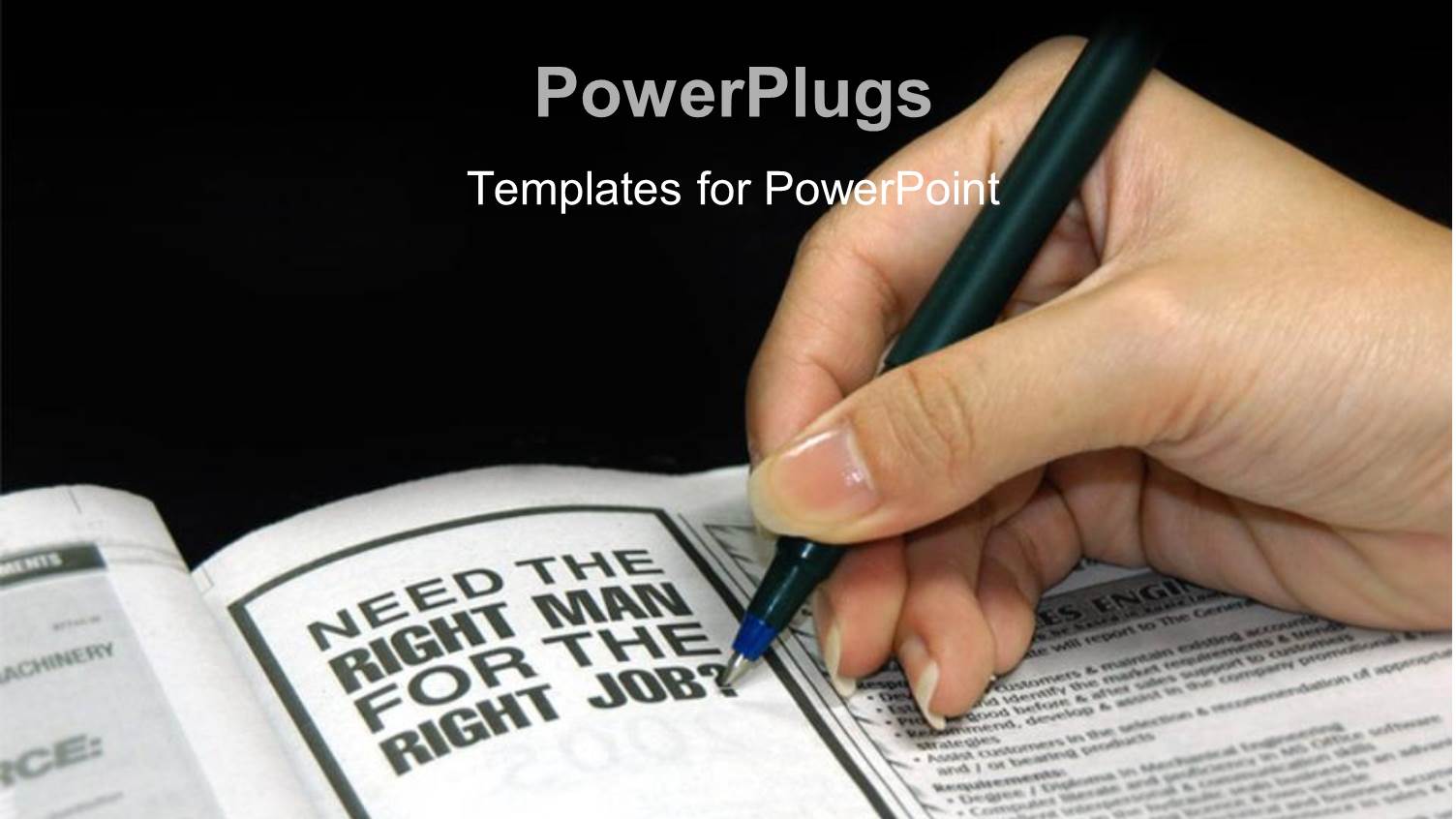 an Adult Female Hand Holding a Pen with Text that Spell Out some Words