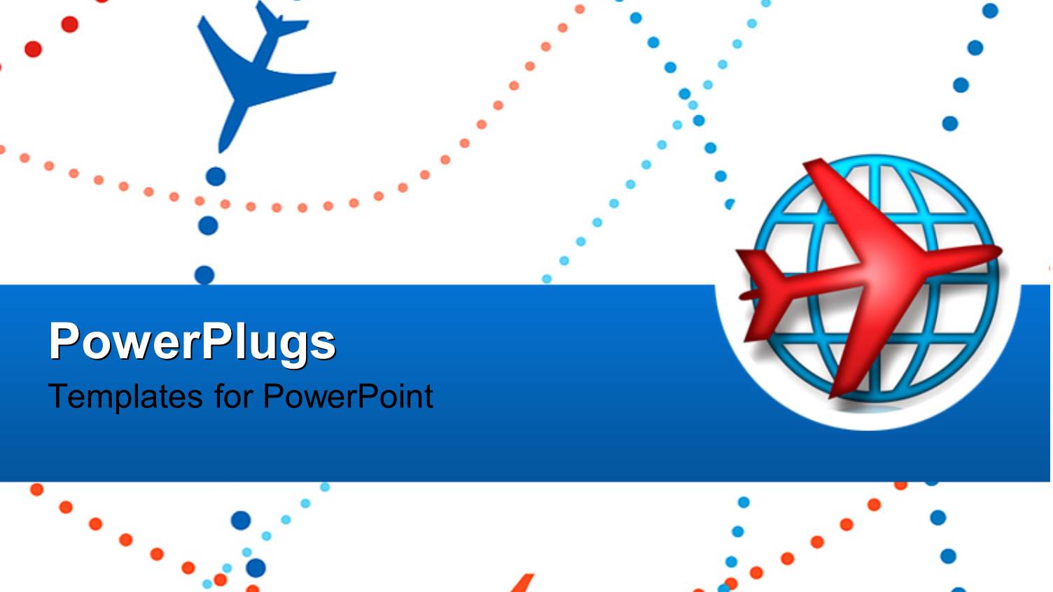 an Airplane Along with a Globe