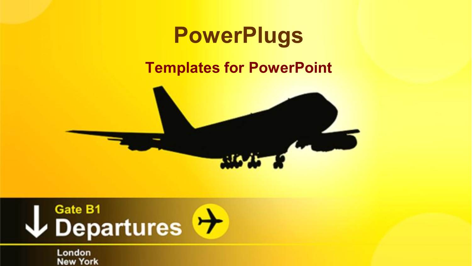 an Airplane Flying with its Departure Details Written Below