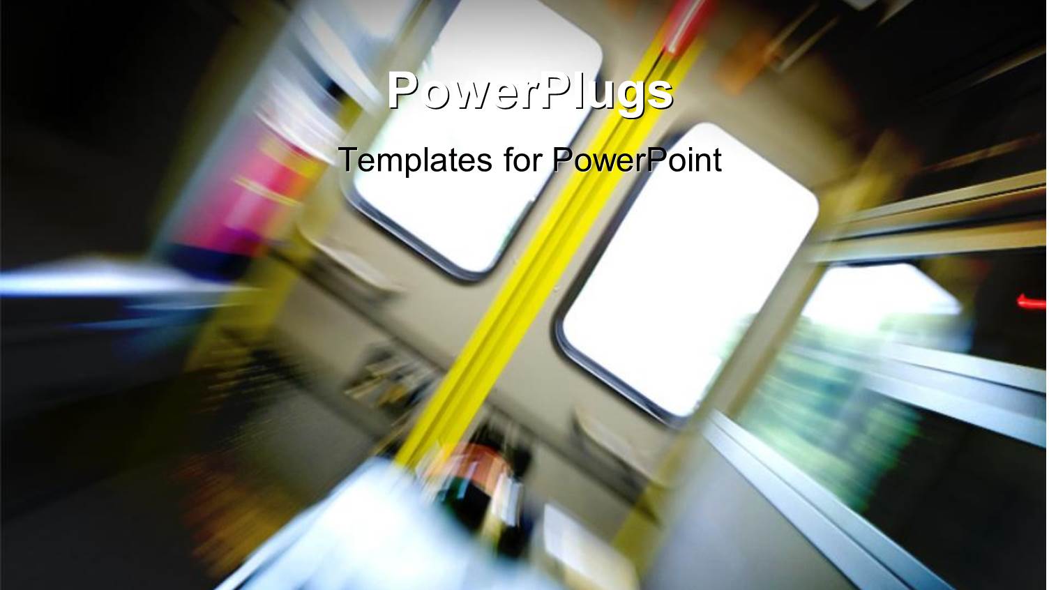 an Ambulance Back Door with Part of it Being Blurred