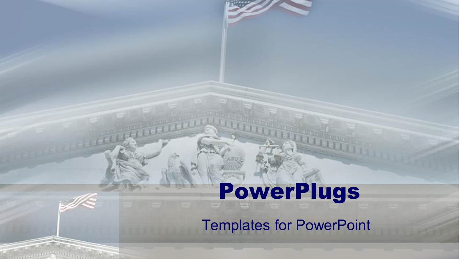 American Flag Flying Atop us Supreme Court Building