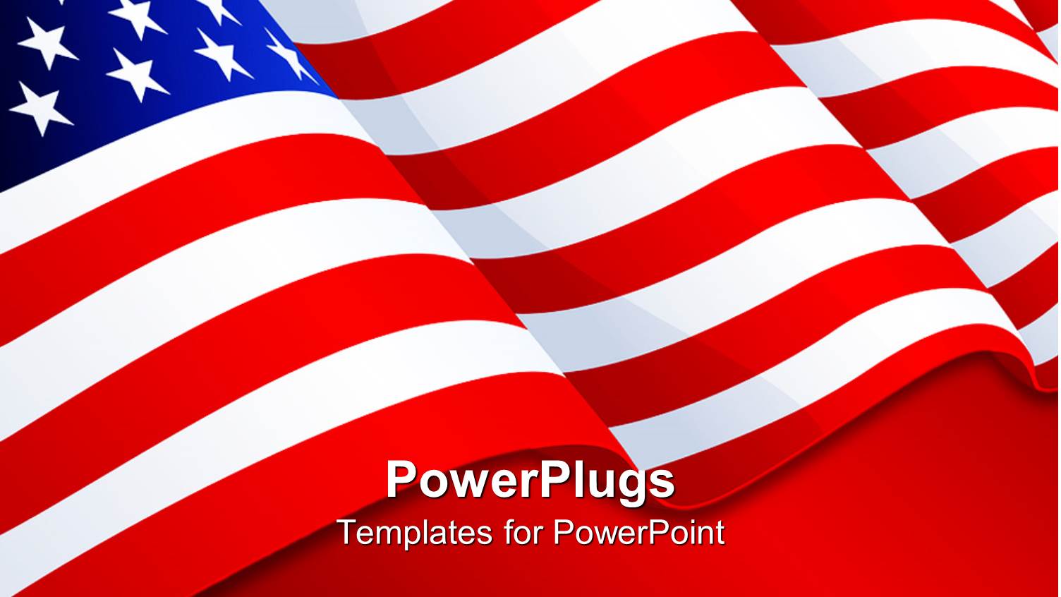 American Flag Patriotic Background with Stars and Stripes, Red White and Blue