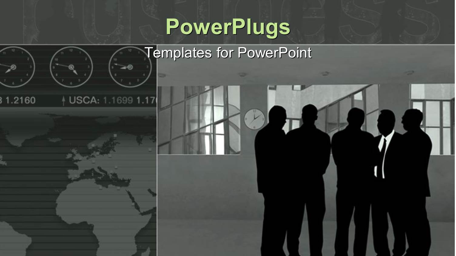 Animated Depiction of Human Figures Having a Business Meeting