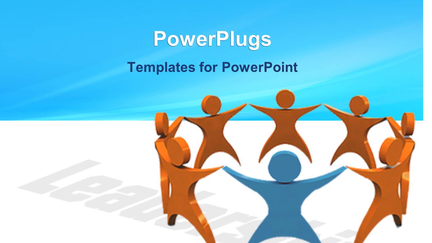 Animated Depiction of  Humans Holding Hands in a Circle