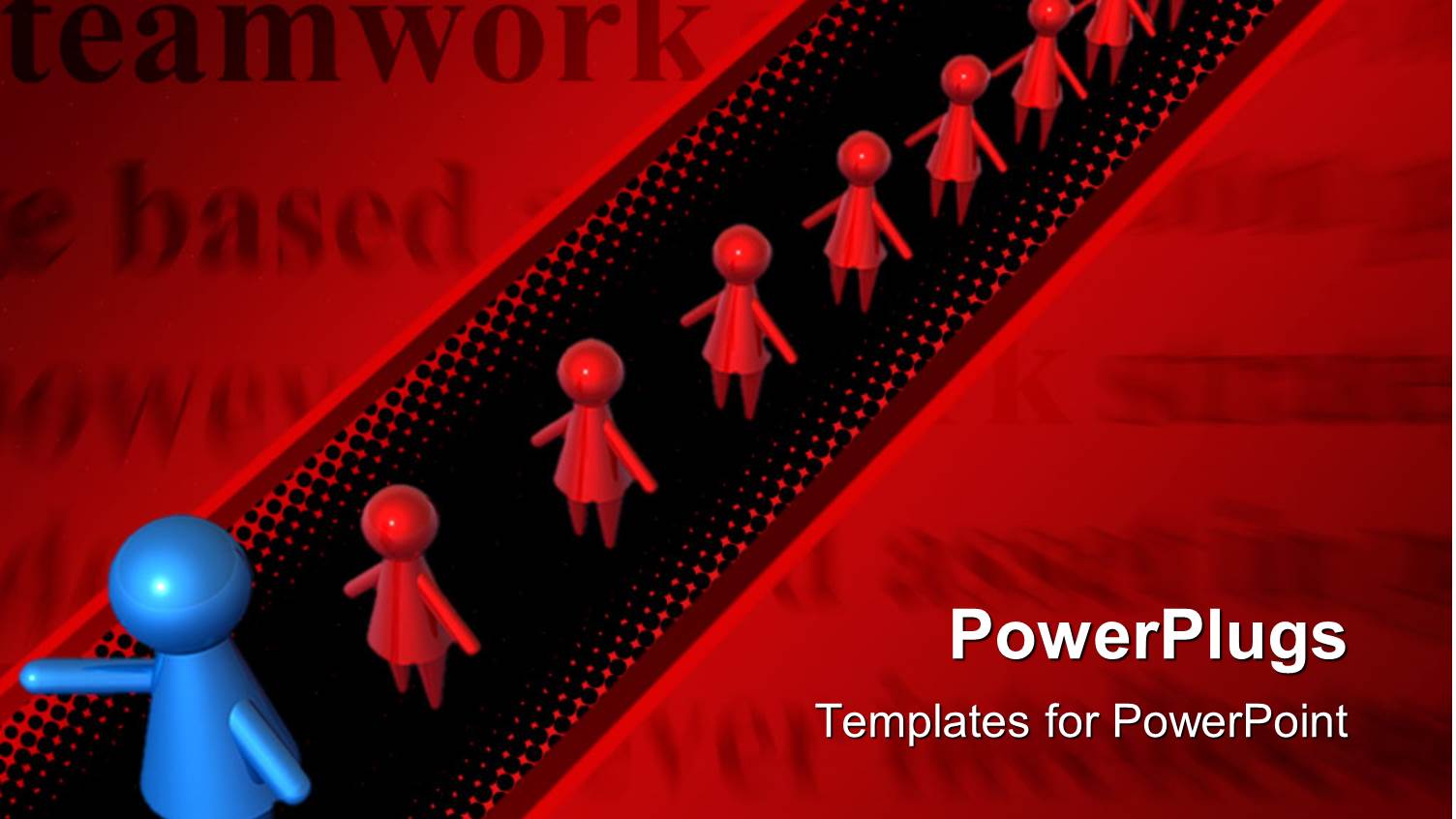 Animated Depiction of Humans Walking on a Straight Line