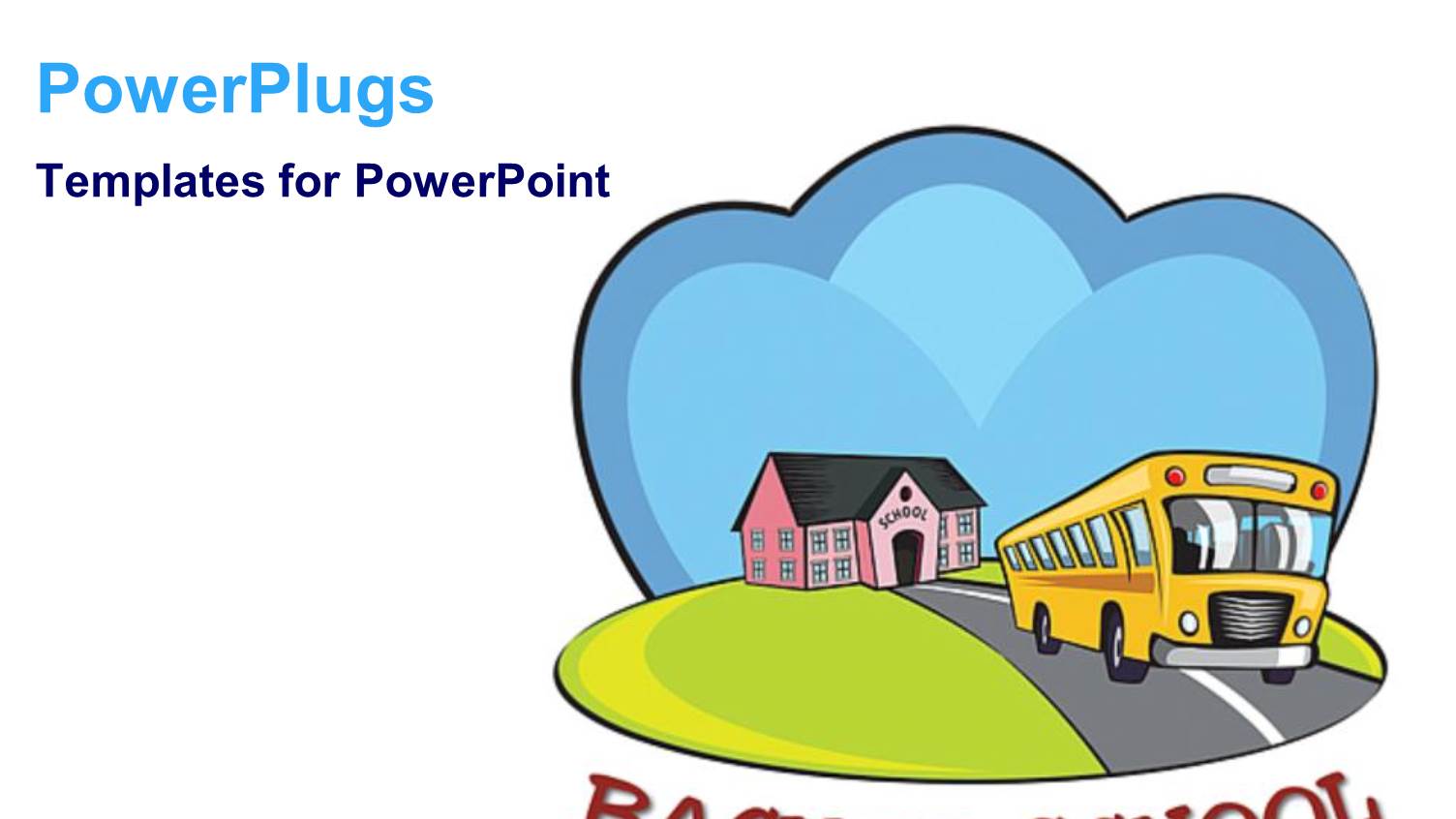 Animated Drawing of a Yellow School Bus Leaving a School