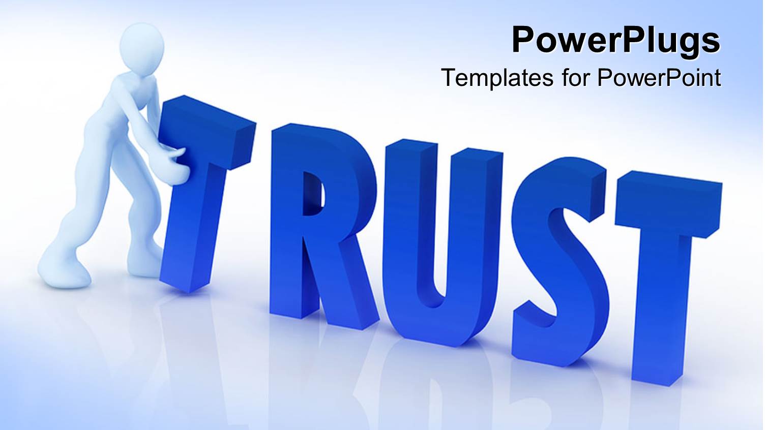 Animated Human Figure Holding a 3D 