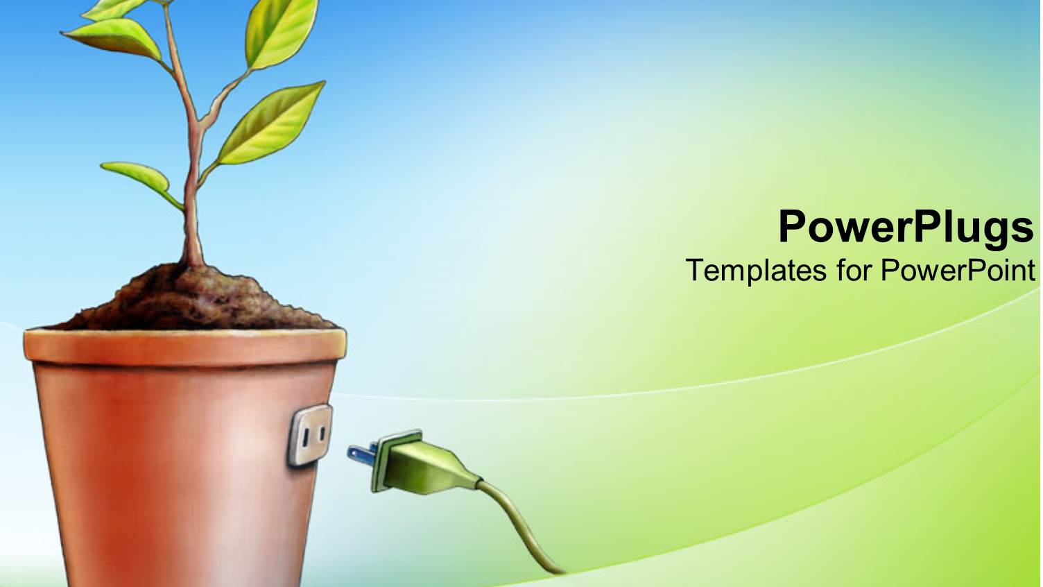 an Animated Plant Provided with the Socket for its Growth