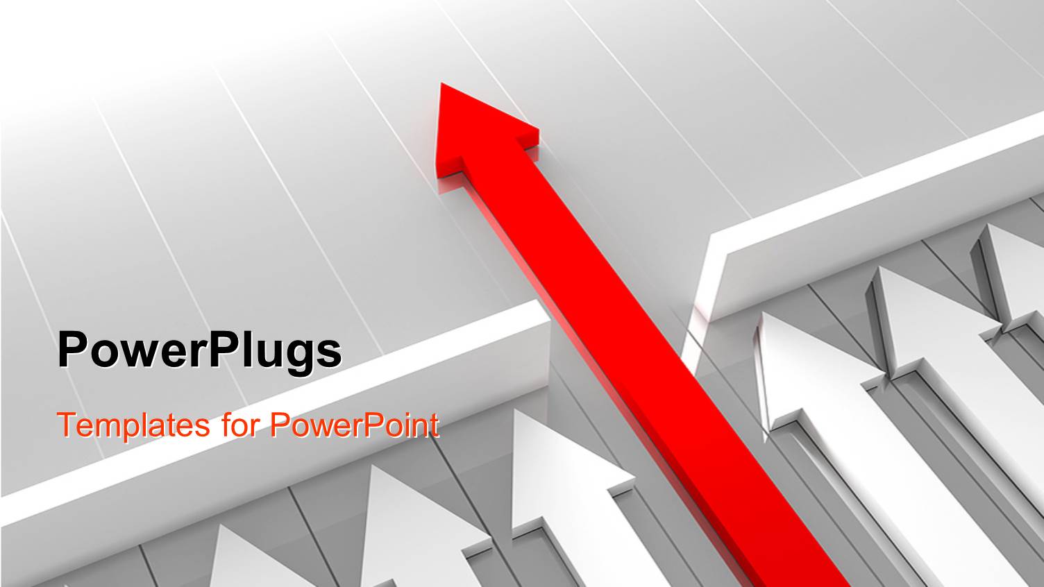 Arrows to Depict the Leadership with White Color