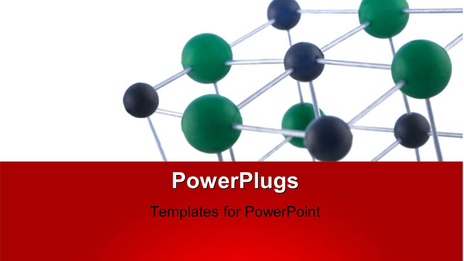 Atomic Structure on Display Over White Background