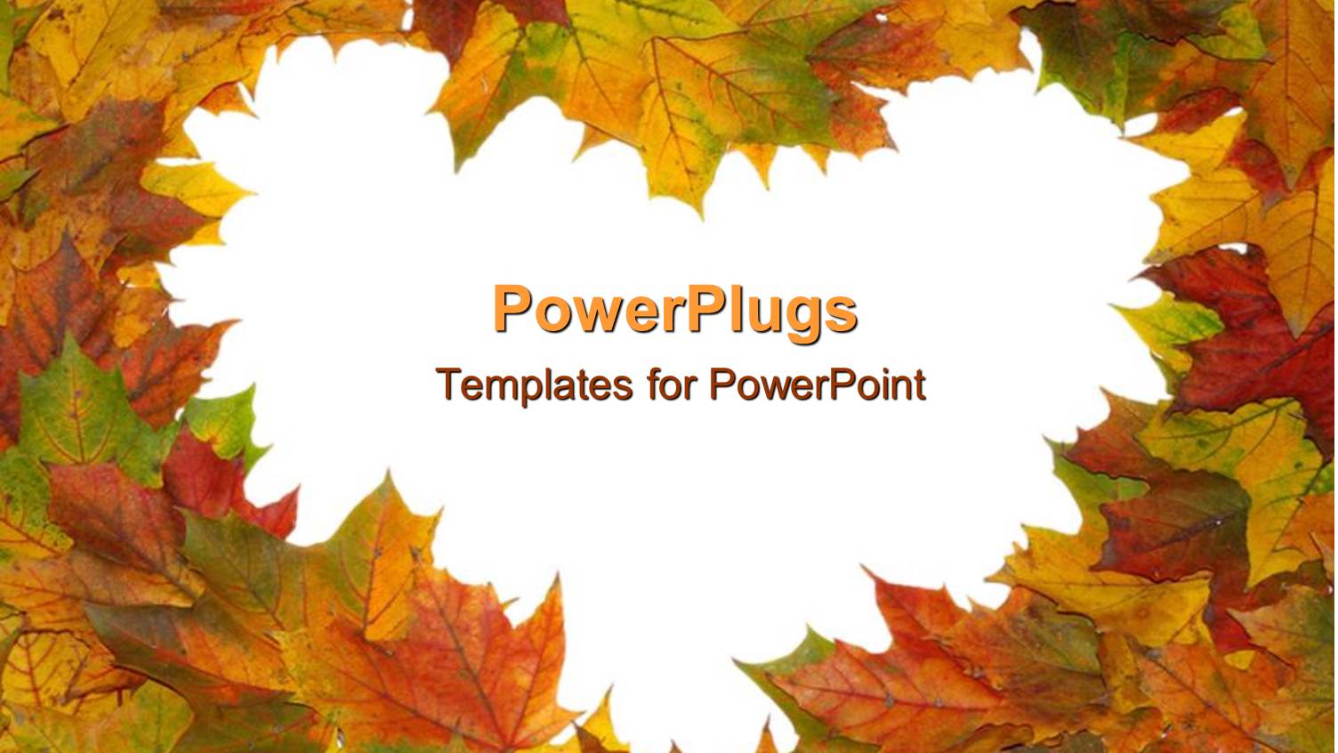 Autumn Maple Leaves Arranged to Form Love Symbol