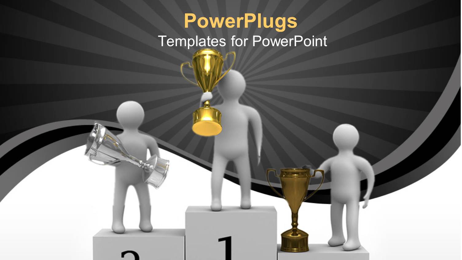 Award presentation of Gold, Silver and Bronze Trophy on Stage