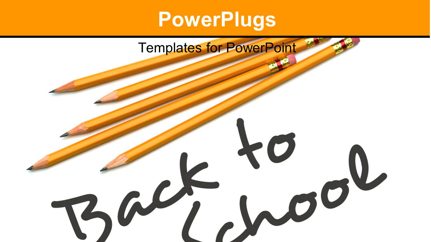 Back to School Depiction with Pencils and Text on White Surface