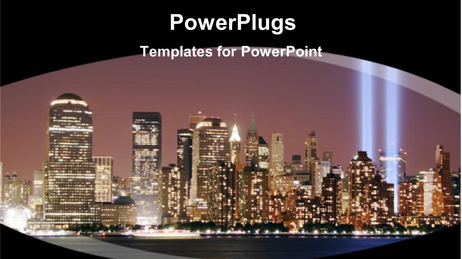 a Background Related to Skyscrapers and Sea Along with them