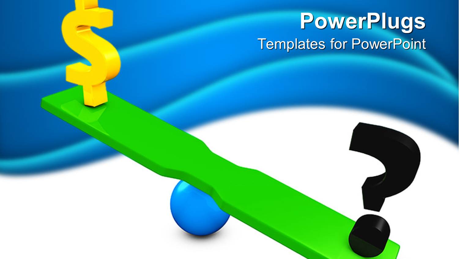 Balance Scale Over Sphere Balancing Dollar Sign Against Question Mark Sign