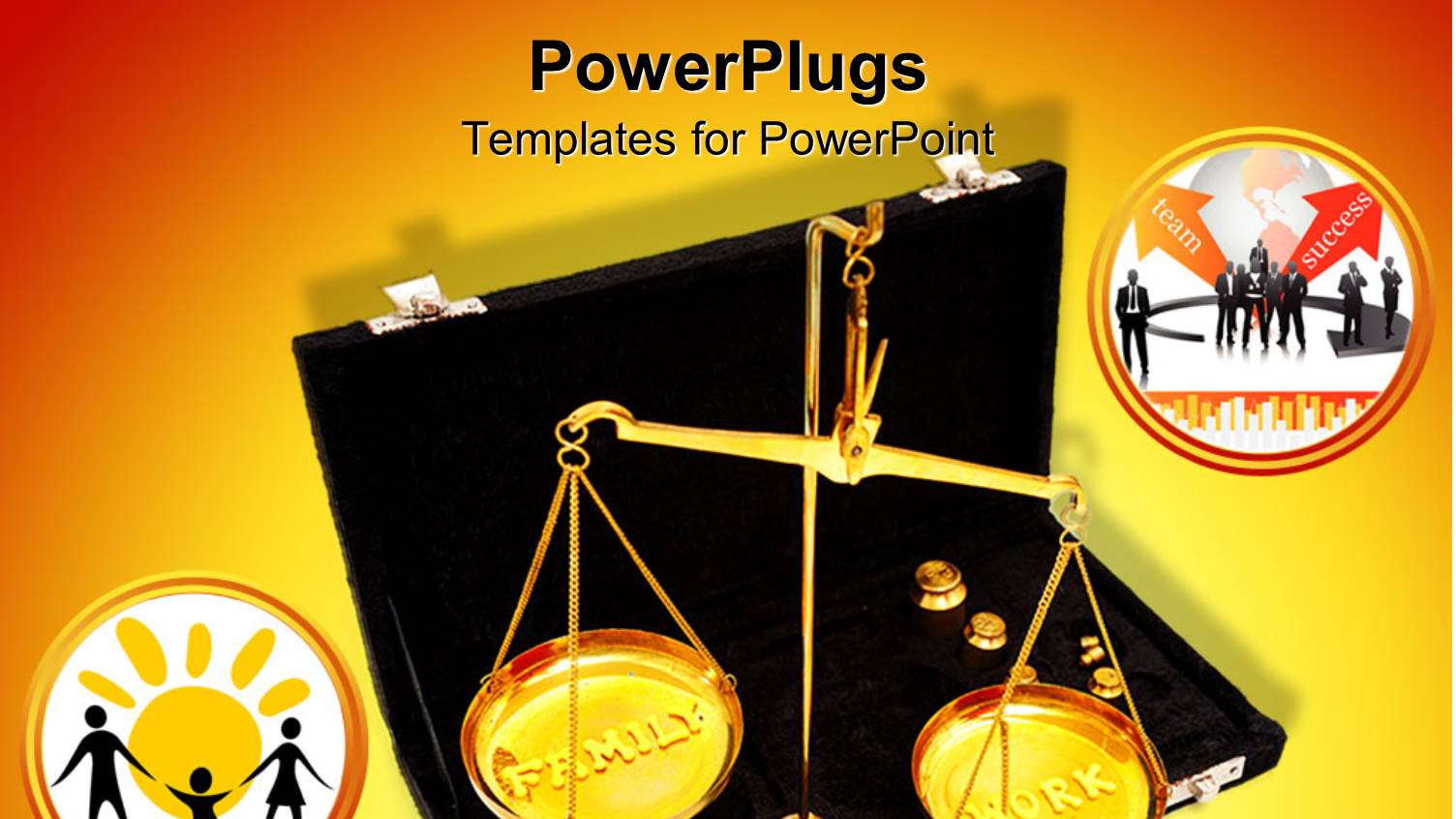Balance Scales in Briefcase Weight Family Against Work